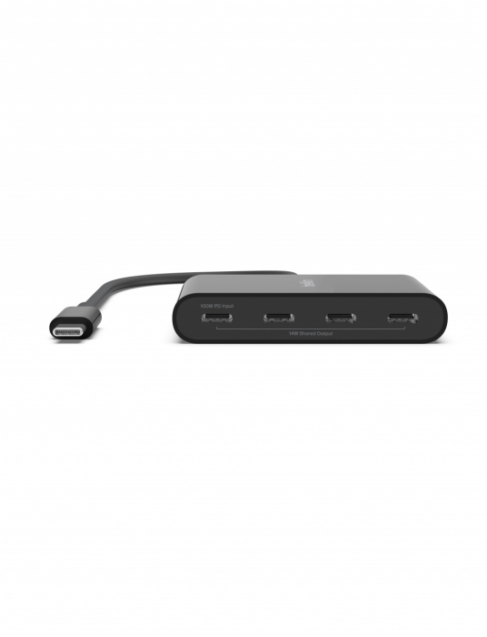 Belkin CONNECT USB-C to 4-Port USB-C Hub - Black [6]