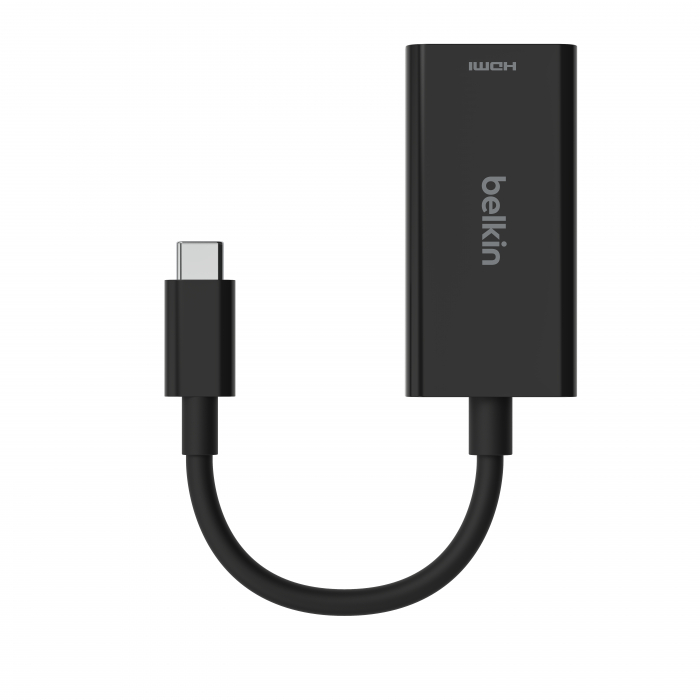 Belkin CONNECT USB-C to HDMI 2.1 Adapter (8K, 4K, HDR compatible) - Black [10]