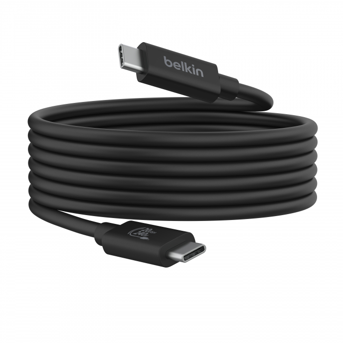 Belkin Connect USB4 Cable, 240W + 20Gbps 2m - Black [7]