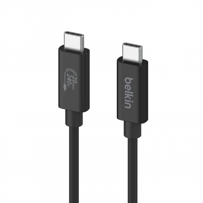 Belkin Connect USB4 Cable, 240W + 20Gbps 2m - Black [5]