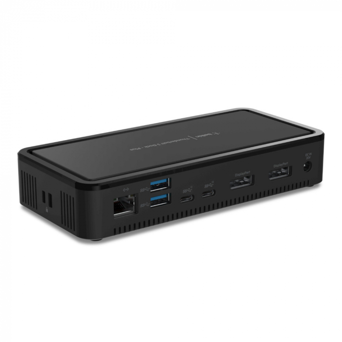 Belkin Hub Thunderbolt 3 Series2 - 1-Port Thunder3, 1-Port Audio, 1-Port USB-3.1, 1-Port Ethernet, 2-Port USB-3.1, 2-Port USB-C, 2-Port Display MiniPort - Black [16]
