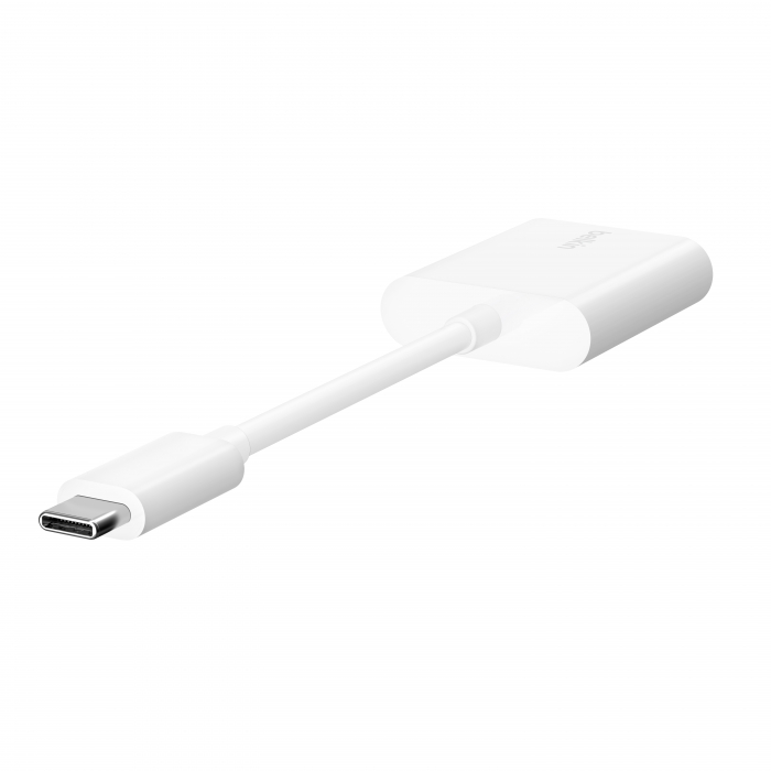 Belkin ROCKSTAR Dual USB-C Audio + Charge Adapter - White [4]