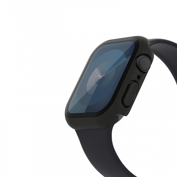 Belkin SCREENFORCE TemperedCurve 2 in 1 AM Screen Protector - Series 4-9/SE - 40/41mm - Black [3]