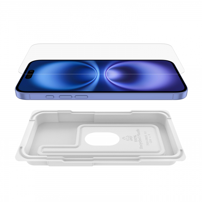 Belkin ScreenForce TemperedGlass Treated Screen Protector - iPhone 16 Plus / iPhone 15 Plus / iPhone 14 Pro Max [3]