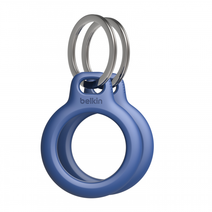 Belkin Secure Holder w Keyring - Airtag - 2 Pack - Blue [1]