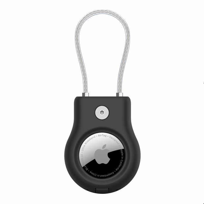 Belkin Secure Holder w Wire Cable - Airtag - Black [2]