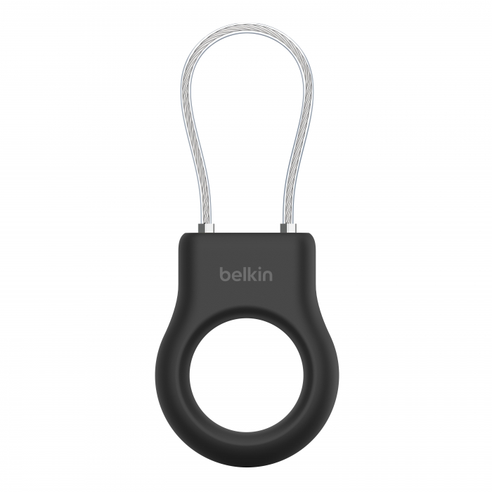 Belkin Secure Holder w Wire Cable - Airtag - Black [1]