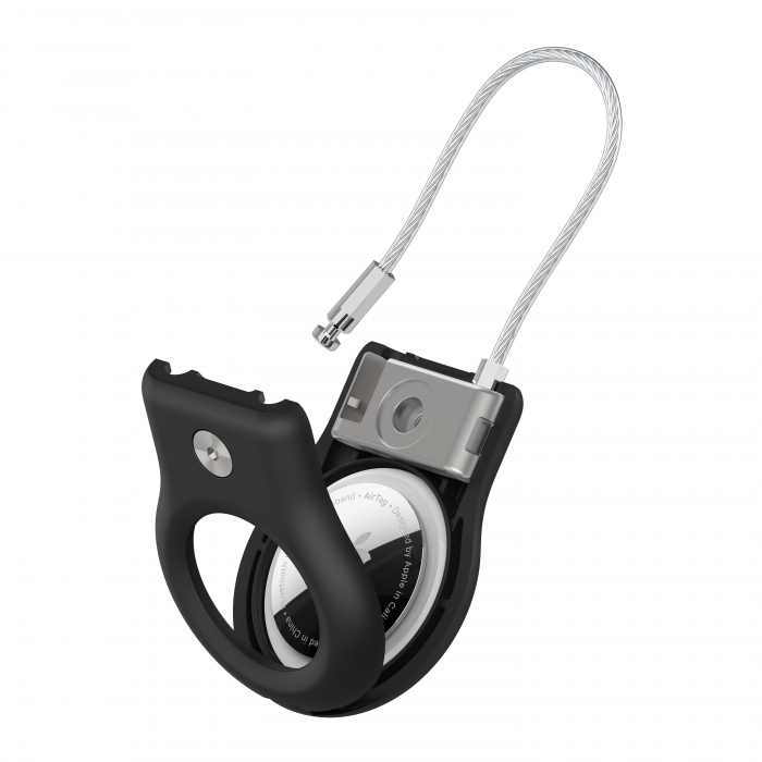 Belkin Secure Holder w Wire Cable - Airtag - Black [3]