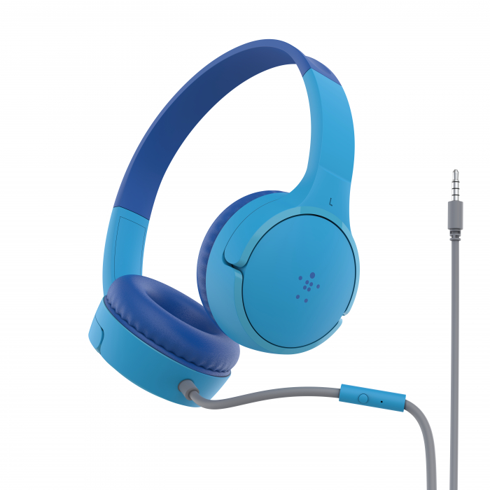 Belkin SOUNDFORM Mini Wired On-Ear Headphones for Kids - Blue [5]