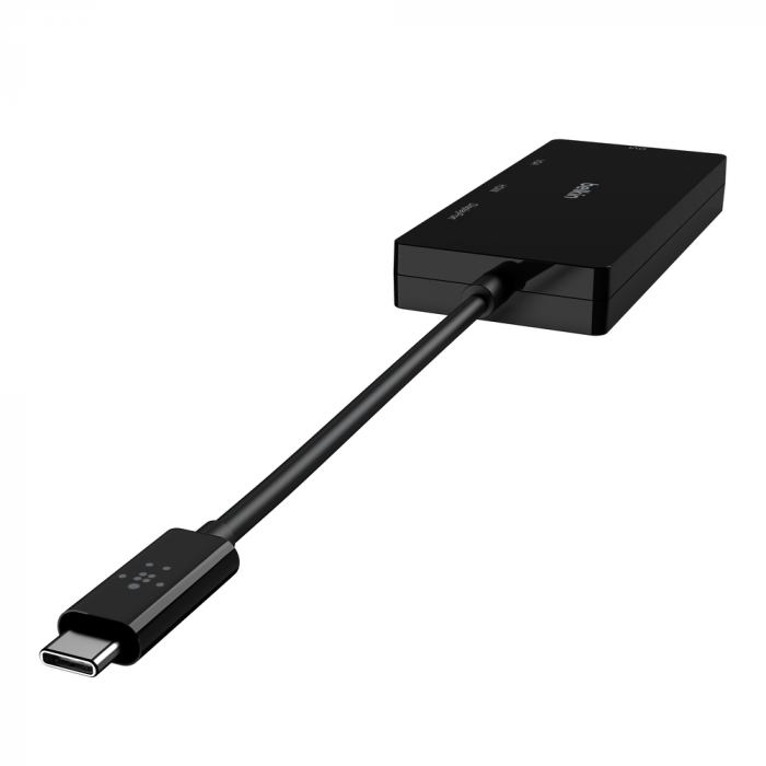 Belkin USB-C Video Adapter (HDMI, VGA, DVI, DISPLAYPORT) - Black [5]