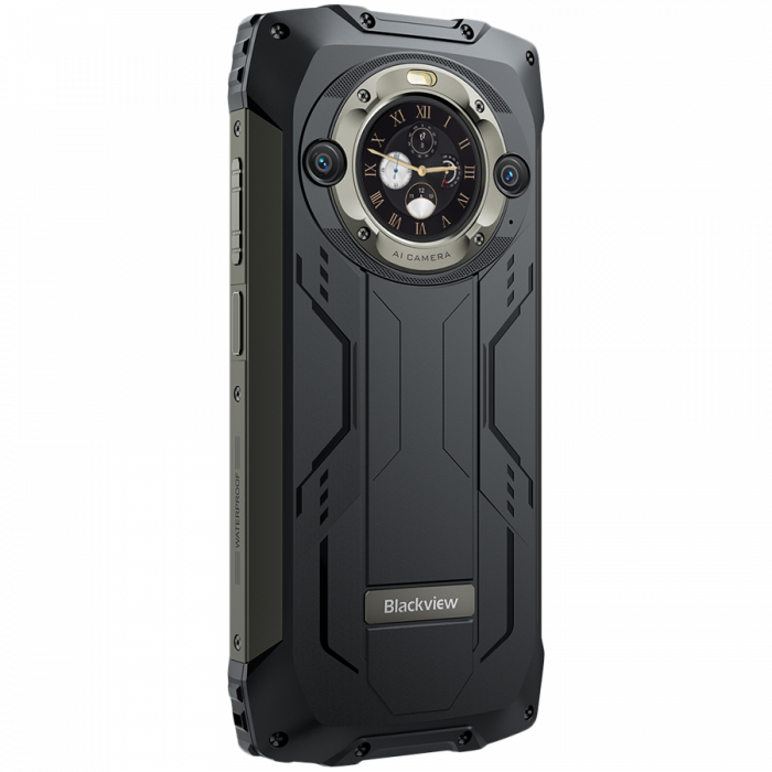 Blackview BV9300Pro 6.7" FHD+ 120Hz GORILLA GLASS 5, 12GB+256GB, Helio G99, 15080mAh+33W, 100LM Flashlight CAM 64MP+32MP IP68/IP69K Waterproof NFC Fingerprint Android 13, Black [3]