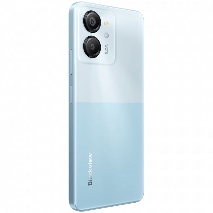 Blackview COLOR 8 8/256GB, 6.75inch FHD+ 720x1600, Octa-core,8MP Front/50MP, Battery 6000mAh, Type-C, Android 13, Fingerprint, Dual SIM, 3 SD card slots, 18W wired charging, Blue [5]