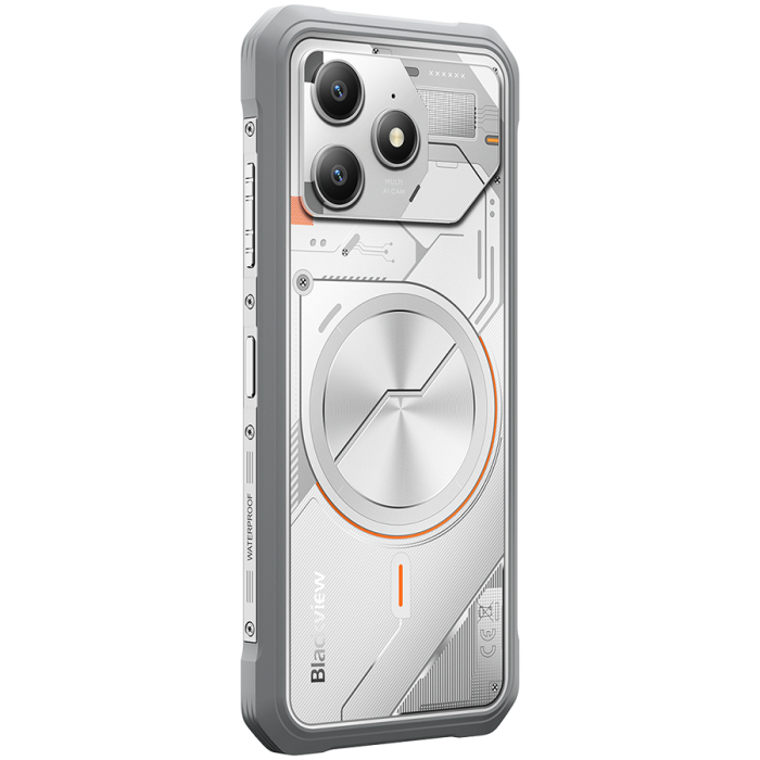 Blackview FORT100 LTE 6.56-inch HD+ 1612x720 90Hz 8+128GB MT Helio G81 Octa-Core 2.0GHz 13MP Front 16MP Rear NFC MIL-STD-810H 5000mAh Fingerprint Android 16 Lunar White [8]