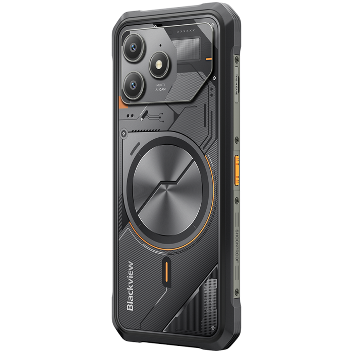 Blackview FORT100 LTE 6.56-inch HD+ 1612x720 90Hz 8+128GB MT Helio G81 Octa-Core 2.0GHz 13MP Front 16MP Rear NFC MIL-STD-810H 5000mAh Fingerprint Android 16 Cosmic Black [7]