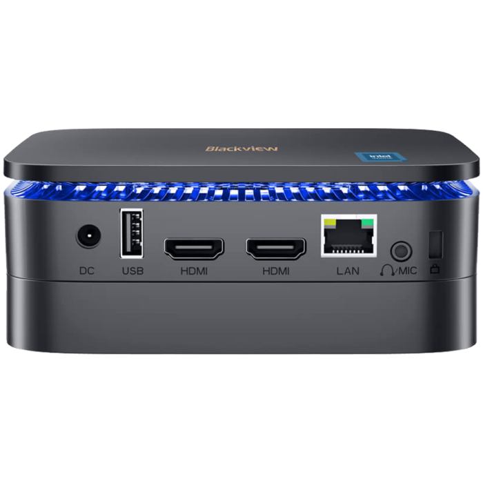 Blackview miniPC MP60 Intel N150 up to 3.6HGz 16/512 WiFi 5 BT 4.2 LAN RJ45 USB 3.0x2 USB 2.0x2 HDMIx2 Windows 11Pro Black [4]