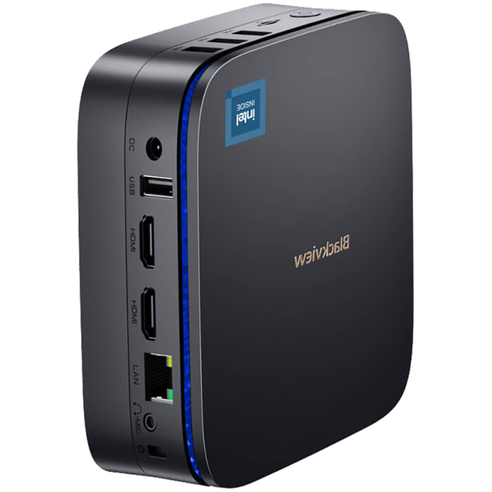 Blackview miniPC MP60 Intel N150 up to 3.6HGz 16/512 WiFi 5 BT 4.2 LAN RJ45 USB 3.0x2 USB 2.0x2 HDMIx2 Windows 11Pro Black [2]