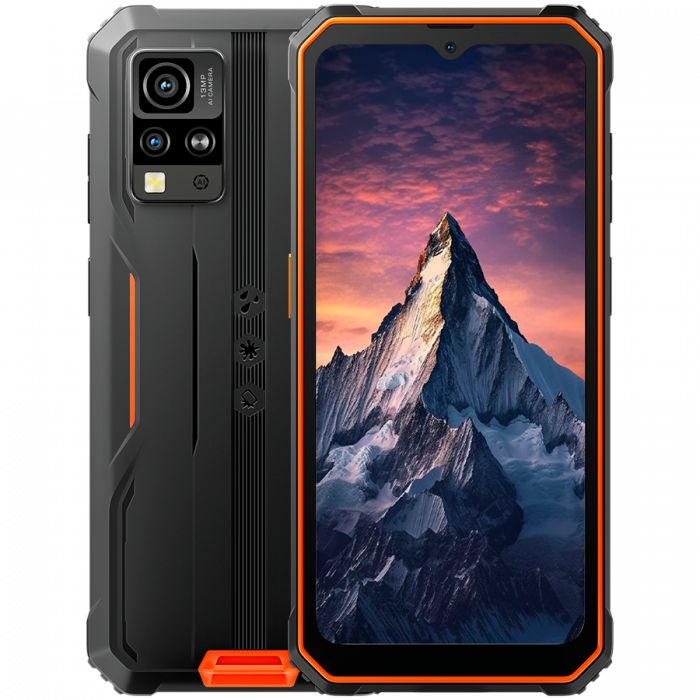 Blackview Rugged BV4800Pro LTE 6.56" HD+IPS 720x1612 60Hz GORILLA GLASS 5 T606 Octa-core 1.6GHz 4GB/128GB CAM Front 8MP Rear 16MP+2MP 5180mAh Android 15 5180mAh NO Charger Orange [1]