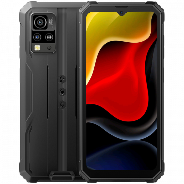 Blackview Rugged BV4800SE LTE 6.56" HD+IPS 720x1612 90Hz 4Gb+64Gb UMS9320E Octa-Core 1.8GHz CAM Front 8MP Rear 16MP+2MP NFC 5100mAh NO Charger Android 15 Black [1]