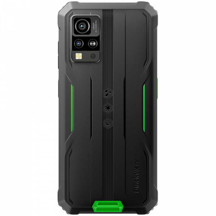 Blackview Rugged BV4800SE LTE 6.56" HD+IPS 720x1612 90Hz 4Gb+64Gb UMS9320E Octa-Core 1.8GHz CAM Front 8MP Rear 16MP+2MP NFC 5100mAh NO Charger Android 15 Green [5]