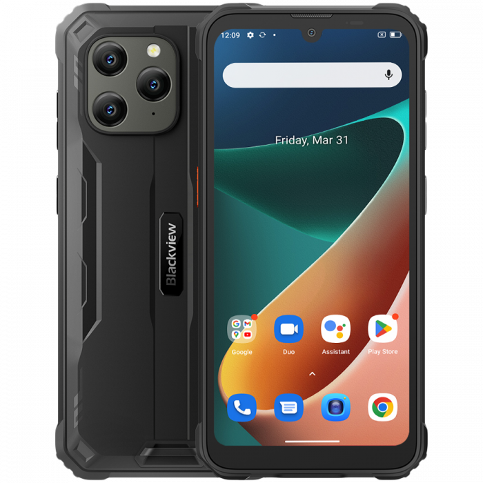 Blackview Rugged BV5300 PRO LTE 6.10" HD+IPS 720x1560 MT6765 Octa-core 2.3GHz 4GB/64GB Front 8MP Rear 13MP NFC 6580mAh NO Charger Android 14 Black [1]
