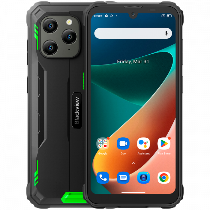 Blackview Rugged BV5300 PRO LTE 6.10" HD+IPS 720x1560 MT6765 Octa-core 2.3GHz 4GB/64GB Front 8MP Rear 13MP NFC 6580mAh NO Charger Android 14 Green [1]
