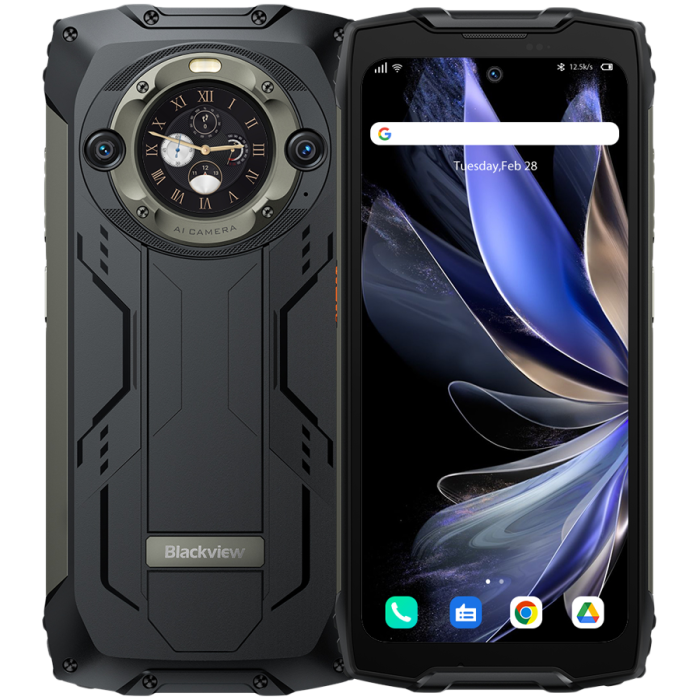 Blackview Rugged BV9300Pro LTE 6.7" FHD+IPS 1080x2388 120Hz Corning 5 12GB+256GB MT6789V G99 Dual-display CAM Front 32MP Rear 64MP+8MP IP68/IP69K Waterproof NFC Fingerprint 15080mAh NO Charger Android [1]