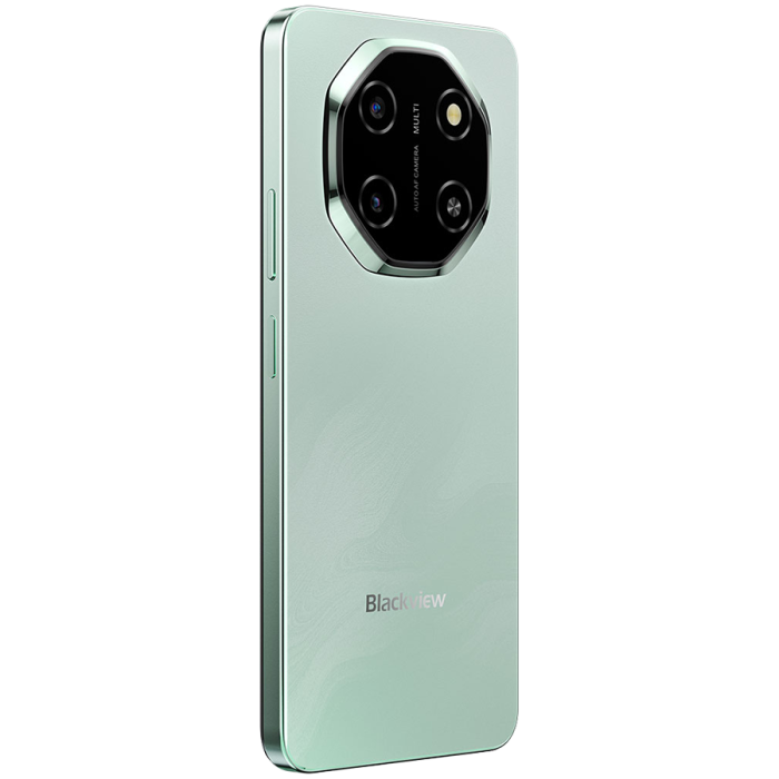 Blackview SHARK 6 5G 6.88inch FHD 1640x720 IPS LCD 120Hz 4+128GB Unisoc T8100 octa-core up to 2.2GHz Cam 13MP Front 8MP / 16+2MP Rear Battery 5000mAh Type-C Dual SIM SD card slots Android 15 Mint Gree [7]