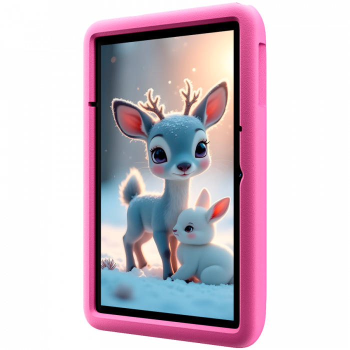 Blackview Tab 60 Pro Kids LTE 10.1-inch HD+ 800x1280 IPS 60Hz 4GB/128GB Octa-core T606 1.6GHz 5MP Front/8MP Back Camera Battery 7700mAh NO Carger USB Type-C Android 15 SD card slot Rose Pink [4]