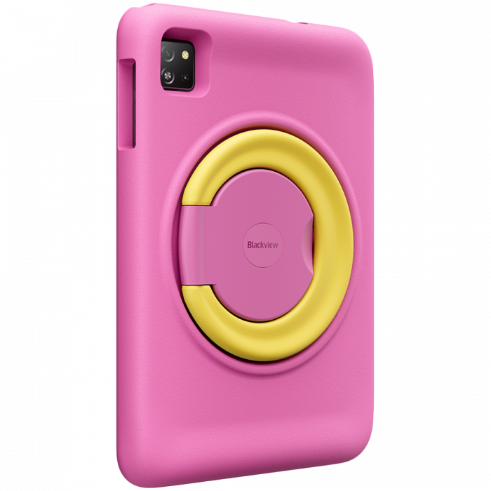 Blackview Tab 60 Pro Kids LTE 10.1-inch HD+ 800x1280 IPS 60Hz 4GB/128GB Octa-core T606 1.6GHz 5MP Front/8MP Back Camera Battery 7700mAh NO Carger USB Type-C Android 15 SD card slot Rose Pink [6]