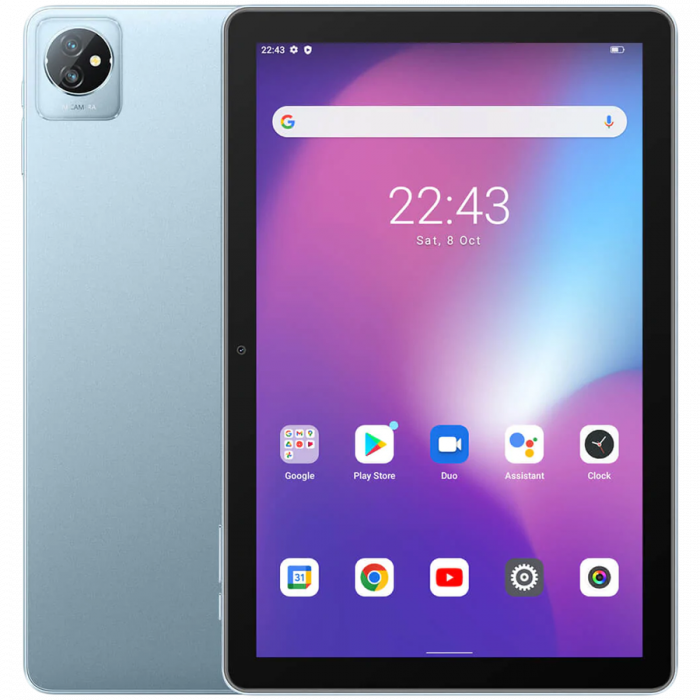 Blackview Tab 70 WiFi 4GB/64GB, 10.1 inch HD+ 800x1280 IPS, Quad-core, 2MP Front/5MP Back Camera, Battery 6580mAh, Android 13, Blue [1]