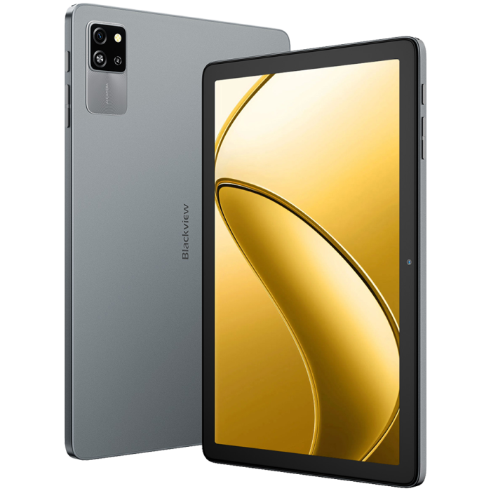 Blackview TAB60 WiFi6 10.1-inch HD+IPS 800x1280 60Hz 4GB/128GB A523 Octa-core 1.8GHz Camera Front 5MP Rear 8MP 5100mAh NO Charger Android 15 Volcano Grey [1]