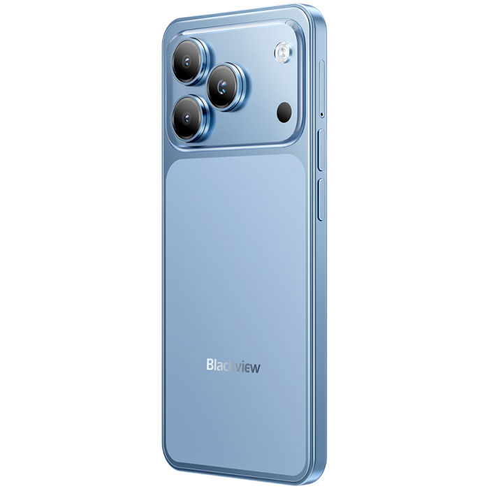 Blackview WAVE 7C LTE 6.56" LTE HD IPS 720x1612 90Hz 4+128GB T310 Quad-core 2.0GHz CAM 13MP/32MP 5000mAh Android 16 Face ID Protective case Arctic Blue [4]