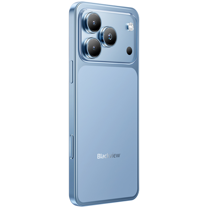 Blackview WAVE 7C LTE 6.56" LTE HD IPS 720x1612 90Hz 4+128GB T310 Quad-core 2.0GHz CAM 13MP/32MP 5000mAh Android 16 Face ID Protective case Arctic Blue [5]