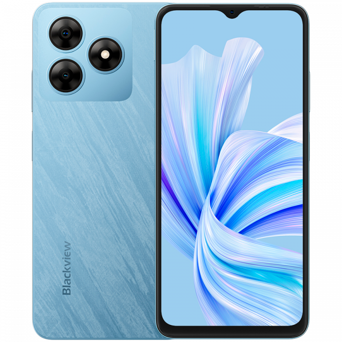 Blackview WAVE 8C LTE 6.56" LTE HD IPS 720x1612 60Hz 2+64GB T603 1.6GHz CAM 8MP/13MP 5000mAh Android 14GO Dawn Blue [1]