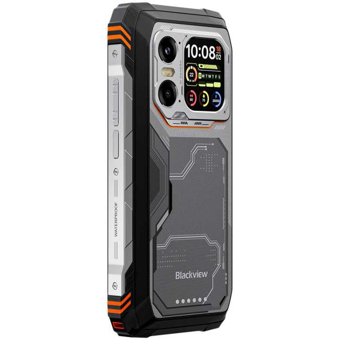 Blackview XPLORE 1X Rugged Phone 5G 6.78 inch FHD 2460x1080 120Hz + 2.01 inch 296x240 12/256Gb MT 7050 Octa-Core 2.4GHz 50MP Front 108+20MP Rear Cam Night vision WiFi6 NFC 10000mAh MIL-STD-810H Androi [6]