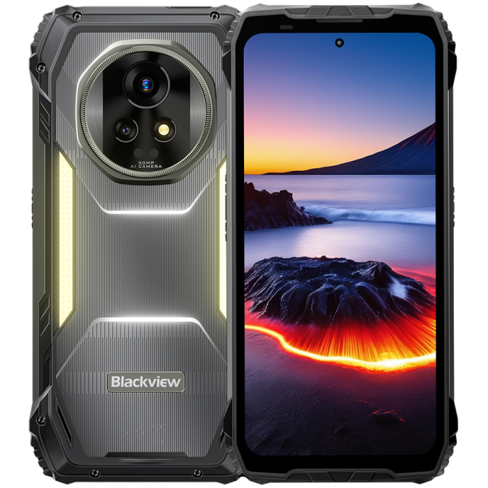 Blackview XPLORE 2 Projector Rugged phone 5G 6.73-inch AMOLED 3200x1440 120Hz+projector 100-inch 100lm 12+256Gb MTK Dimensity 8300 Oca-core 3.35Ghz Cam 50+50+20MP Night vision 20000mAh MIL-STD Android [1]