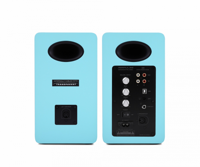 BOXE AIRPULSE 2.0, RMS: 100W (2 x 10W, 2 x 40W), bluetooth telecomanda wireless, 4.5" bass, volum, bass, treble, optical, Aux&PC, sub-out, USB, blue, "A80-BL" (include TV 8 lei) [3]