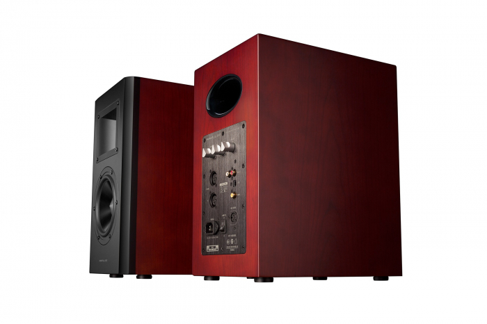 BOXE AIRPULSE 2.0, RMS: 130W (2 x 10W, 2 x 55W), bluetooth telecomanda wireless, 5.5" bass, volum, bass, treble, optical, coaxial, Aux, balanced, USB, cherry, "A200-CH" (include TV 8 lei) [4]