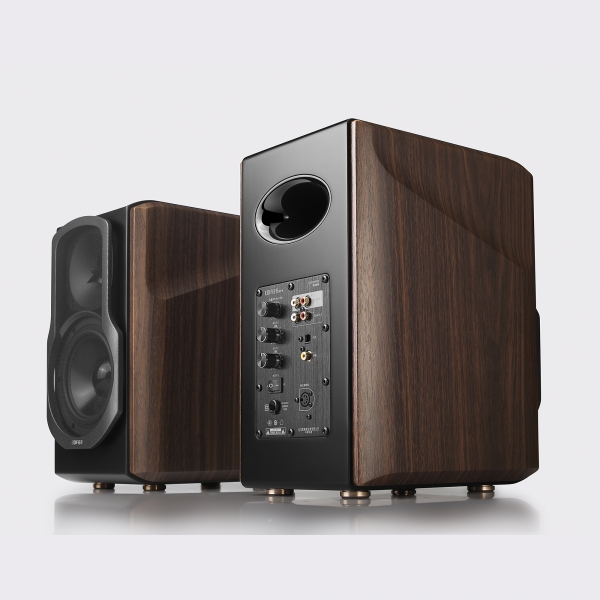 BOXE EDIFIER 2.0 , RMS: 130W (2 x 15W, 1 x 50W, 1 x 50W), bluetooth telecomanda wireless, volum, bass, treble, optical, coaxial, brown, "S2000MKIII"(include timbru verde 5 leu) [2]