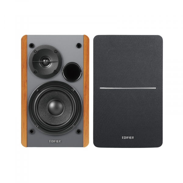 BOXE EDIFIER 2.0, RMS:  42W (2 x 21W), telecomanda wireless, volum, bass, treble, sub-out, brown, "R1280TS-BR"(include timbru verde 5 leu) [3]