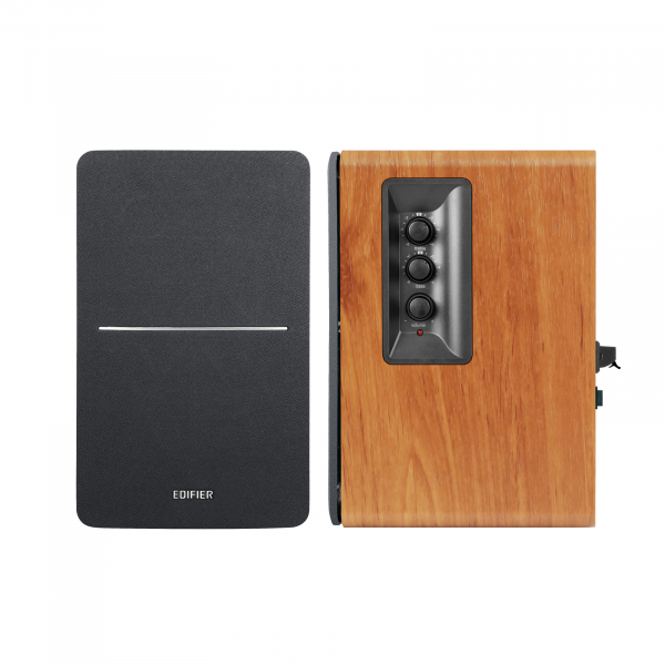 BOXE EDIFIER 2.0, RMS:  42W (2 x 21W), telecomanda wireless, volum, bass, treble, sub-out, brown, "R1280TS-BR"(include timbru verde 5 leu) [4]