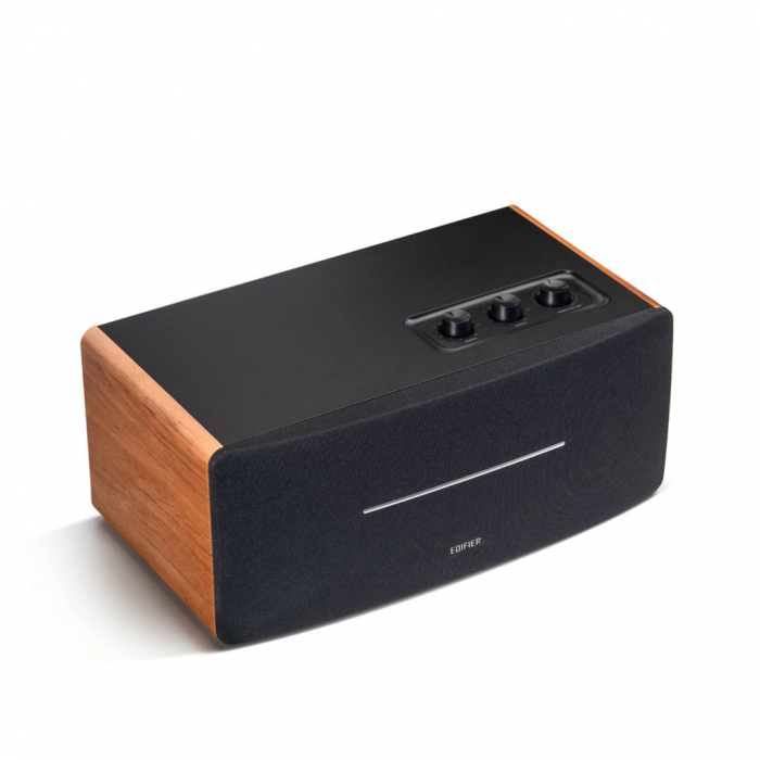 BOXE EDIFIER desktop bluetooth, RMS: 70W (2 x 20W, 2 x 15W), Bluetooth 5.0, RCA, AUX, Line-Out, brown, \\"D12-BR\\"  (include TV 0.75 lei) [2]