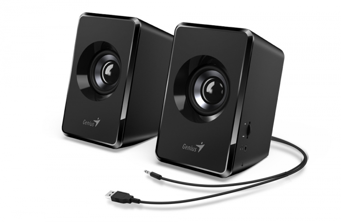 BOXE GENIUS 2.0, RMS:  3W (2 x 1.5W), USB power, black, "SP-U125" "31730042400" (include TV 0.8lei) [2]
