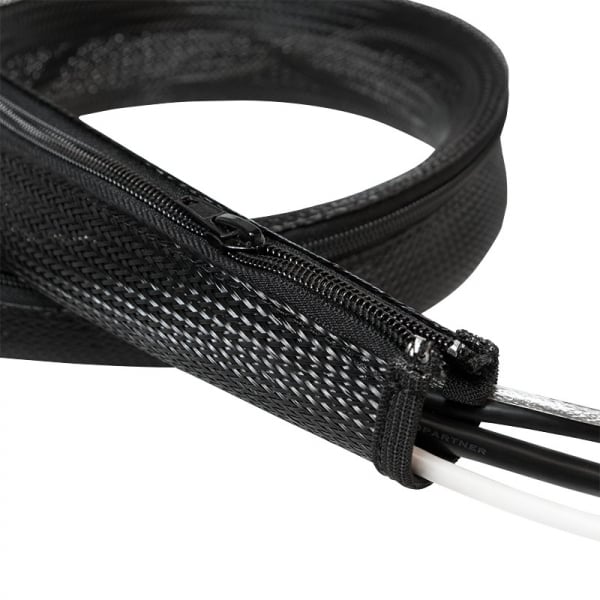 Cable FlexWrap with Zipper, 1,0m,50mm, black "KAB0048" [2]