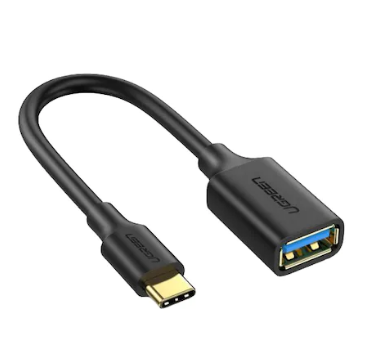 CABLU ADAPTOR Ugreen OTG, \\"US154\\", USB Type-C(T) to USB 3.0(M), 5Gbps, lungime 15cm, PVC, negru \\"30701\\" (include TV 0.06 lei) - 6957303837014 [1]