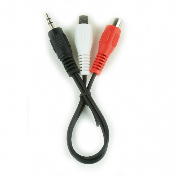 CABLU AUDIO spliter (3.5 jack to 2 x stereo socket), 20cm "CCA-406" [2]