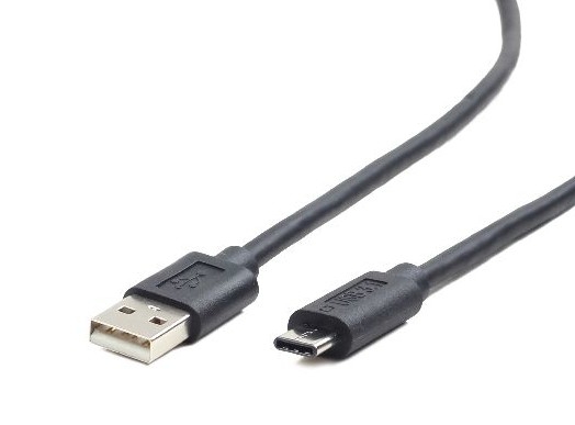 CABLU USB2.0 la USB3.1 (Type-C)  GEMBIRD   1m, (AM/CM), black, "CCP-USB2-AMCM-1M" [1]