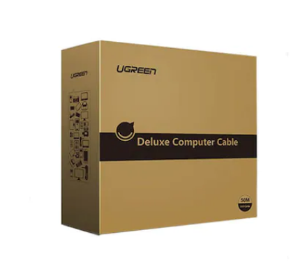 CABLU video Ugreen, "HD104" HDMI (T) la HDMI (T), rezolutie maxima 4K UHD (3840 x 2160) la 60 Hz, conectori auriti, 15m, negru "10111" (include TV 0.15 lei) - 6957303811113 [3]