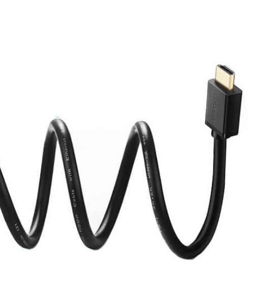 CABLU video Ugreen, \\"HD104\\" HDMI (T) la HDMI (T), rezolutie maxima 4K UHD (3840 x 2160) la 60 Hz, conectori auriti, 10m, negru \\"10110\\" (include TV 0.15 lei) - 6957303811106 [3]