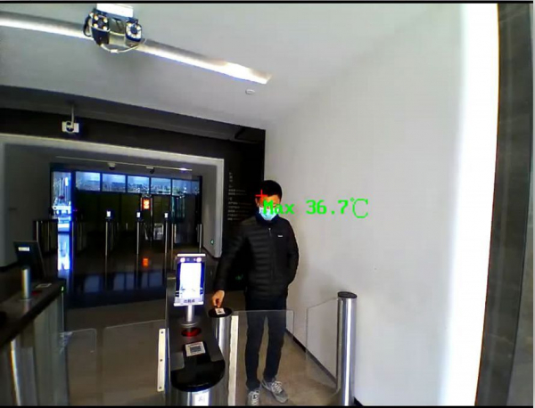 Camera supraveghere cu termoviziune pentru masurarea temperaturii corpului DS-2TD1217B-3/PA [1]